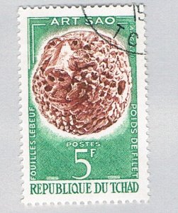 Chad 90 Used Clay weight 1963 (BP74314)