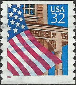 # 2913 USED FLAG OVER PORCH