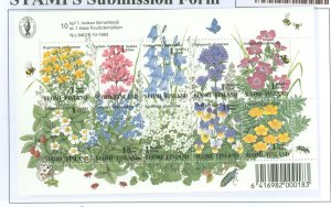 Finland #941 Mint (NH) Souvenir Sheet (Flowers)