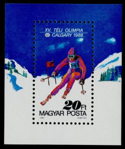 Hungary 3100 MNH Winter Olympics, Slalom Skiing
