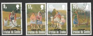 TRISTAN DA CUNHA SG377/80 1984 WOOLLEN INDUSTRY FINE USED