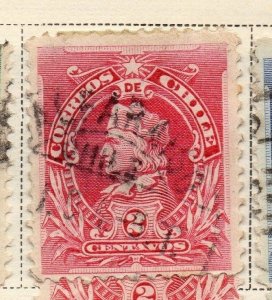 Chile 1902 Early Issue Fine Used 2c. 170797