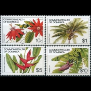 DOMINICA 1984 - Scott# 721a-33a dated 1984 Set of 4 NH