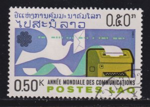 Laos 505 World Communications Year 1983