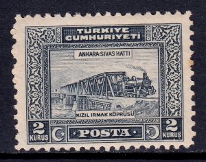 Turkey - Scott #676 - MNH - Toning spot, light gum toning - SCV $5.00