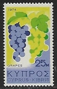 Cyprus # 412 - Grapes - MNH.....{ZW7}