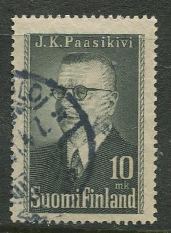 Finland - Scott 263 - Pres. Juho K. Passikivi -1947- Used - Single 10m stamp