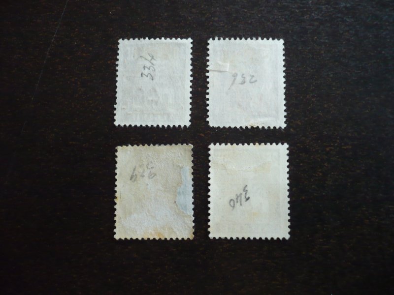 Stamps - Algeria - Scott# 267,268,270,271 - Used Part Set of 4 Stamps