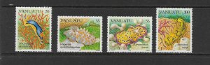 FISH - VANUATU #406-9 MNH