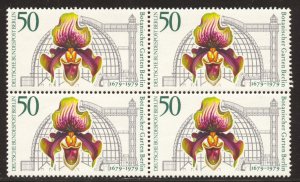 Germany-Berlin Scott 9N434 MNHOG Blk of 4 - 1979 Botanical Gardens - SCV $2.80