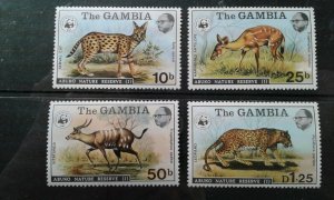 Gambia #341-4 MNH WWF e1911.5381