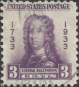 # 726 Used Violet General James Edward Oglethorpe