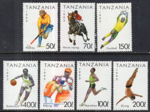 Tanzania 1018-1024 Sports MNH VF