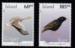 Iceland # 1059-1060, Birds, Mint NH, 1/2 Cat