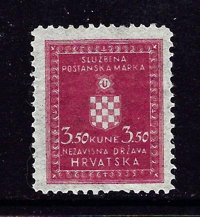 Croatia O22 MH 1943 issue