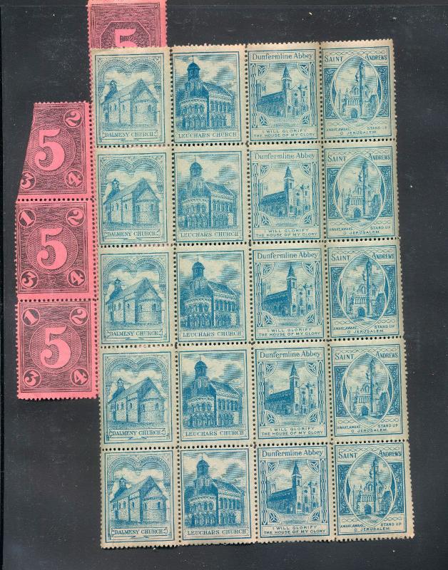 Religion School Aberdeen Nazareth Early MNH Labels(Approx 190) A7