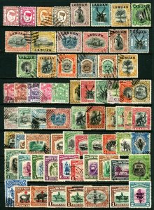 Labuan & North Borneo 1887-1941 Assorted Early Issues Mint Hinged & Used