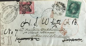 postal history cover, banknote era