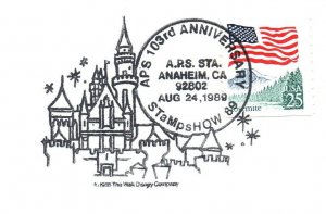 US SPECIAL PICTORIAL POSTMARK AMERICAN PHILATELIC SOCIETY 103rd ANNIV STAMP SHOW