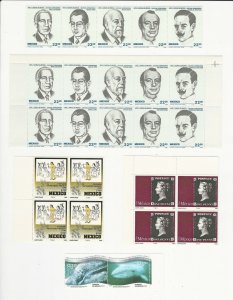 Mexico, Postage Stamp, #1397a, 1645, 1646, 2772a Mint NH, 1985-2012, JFZ