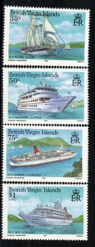 Virgin Islands Stamp 524-527  - Cruise Ships