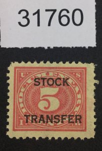 US STAMPS #RD4 MINT OG NH  LOT #31760