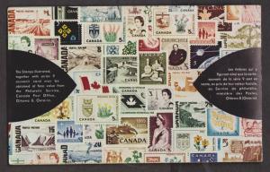 CANADA Year Collection For 1968 On Souvenir Card # 1 - Some Corner Softening