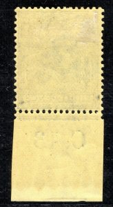 GB KGV Stamp SG.390 8d Black/Yellow Control *C.13* (1913) Mint LMM GRED101