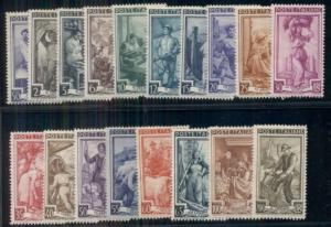 ITALY #549-567 Complete set except for #550 (50¢), og, NH, VF, Scott $178.00