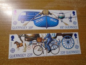 Guernsey  #  381-84 MNH