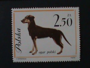 POLAND-1963-SC#1115-23 WORLD FAMOUS LOVELY DOGS- MNH VF COMPLETE SET RARE