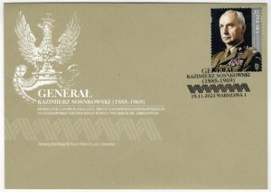 Poland 2023 FDC Stamps General Sosnkowski Second World War II