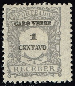 Cape Verde #J22 Postage Due; Unused (2Stars)