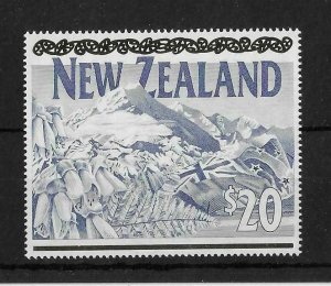 1994 NEW ZEALAND SG: 1784 - $20 MOUNTAIN COOK + SYMBOLS  - UNMOUNTED MINT