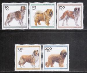 Germany Bund Scott # B792 - B796, mint nh