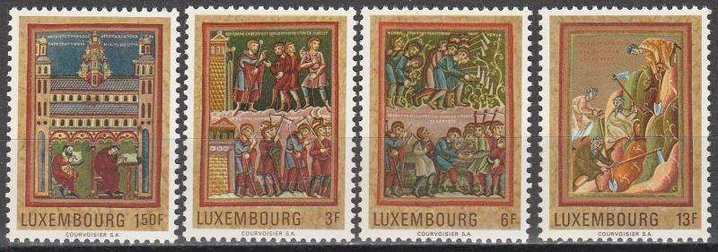 Luxembourg #495-8  MMH   (S6940)