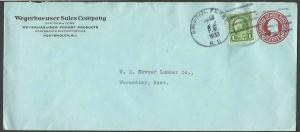 DATED 1933 COVER PORTSMOUTH RI WEYER HAEUSER FOREST PRODUCTS