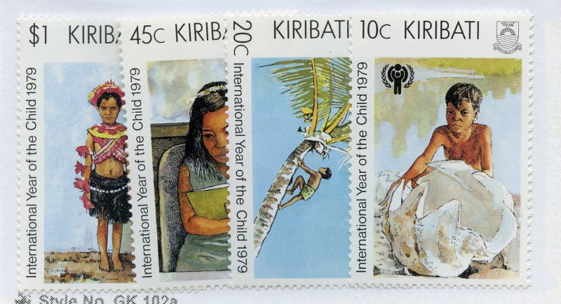 Kiribati, Scott #345-48, Mint, Never Hinged