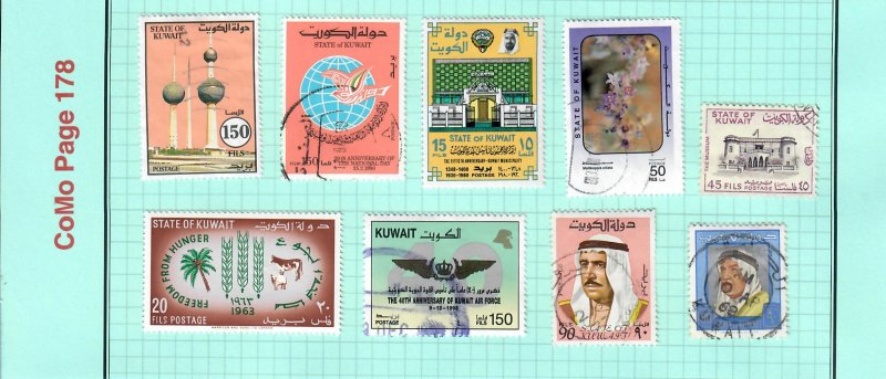 KUWAIT COMO 178 used just 20¢ for the ENTIRE lot