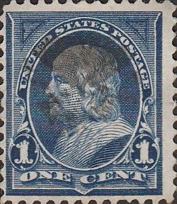 # 264 Blue Used Ben Franklin