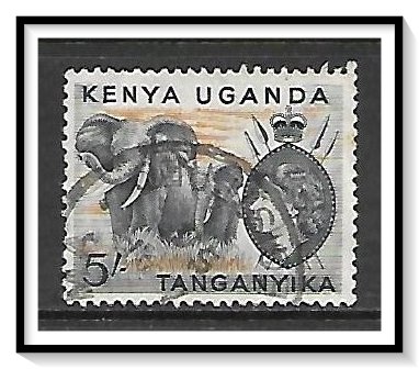 Kenya Uganda Tanganyika (KUT) #115 QE II & Elephants Used