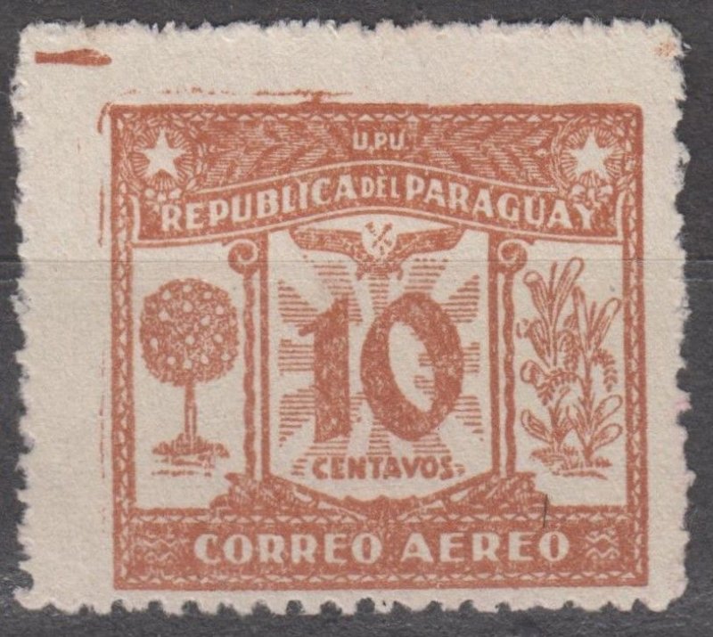 Paraguay Scott #C62 1933 Unused no gum