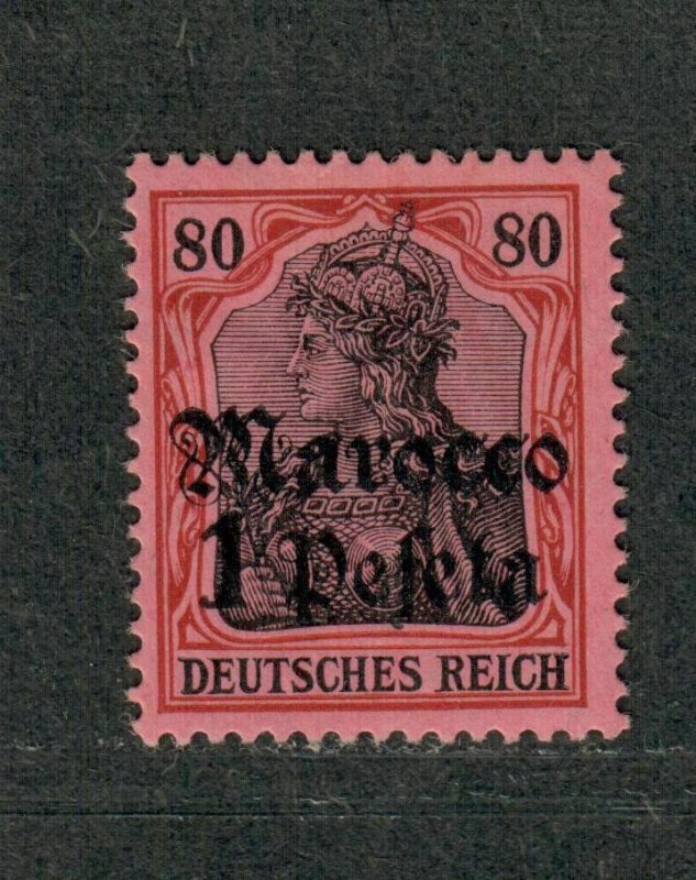 German Offices Morocco Sc#41 M/H/F-VF, Signed, Cv. $110