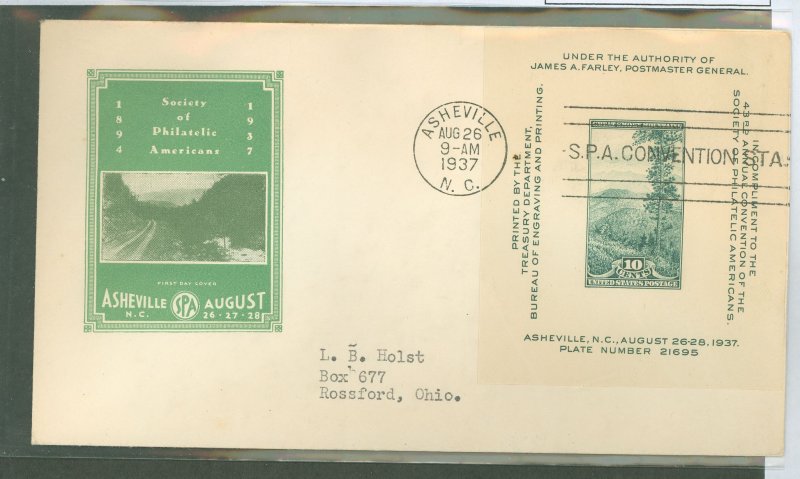 United States #797   (Fdc)