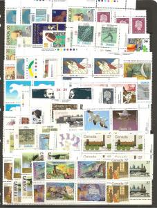 Canada  Mint Postage lot  Face Value $75.80