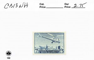BELGIUM  CB13   MNH