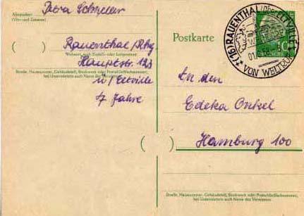 Germany, Government Postal Card