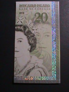 ​PITCAIRN ISLANDS 2019-COLLECTIBLE UNCIRCULATED POLYMAR LOVELY NOTE VERY FINE