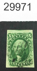 US STAMPS  #14 USED  LOT #29971