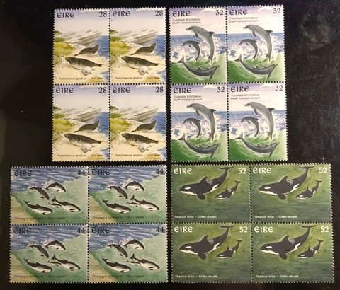 Ireland Scott# 1049-1052 VF NH Unused  Set in Blocks of 4 Cat. $20.00